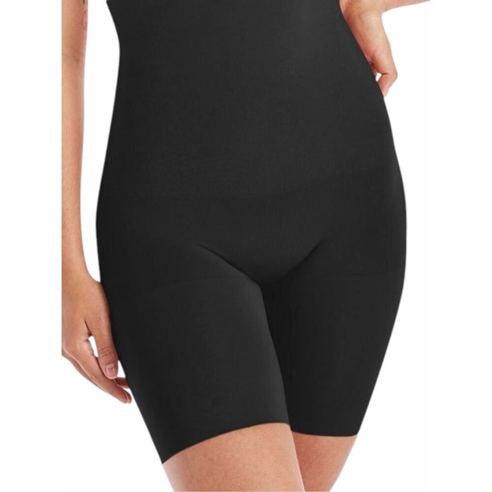 MAIDENFORM Black High-Waist Thigh Slimmer Shapewear Shorts Women’s XL
